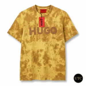 UGO Men's Premium Tie-Dye Logo T-Shirt 🔥 | Soft Cotton Crew Neck | Modern Casual Wear