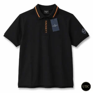 Hackett London Men's Premium Black Polo Shirt 👕✨ | Luxury Cotton | Smart Casual