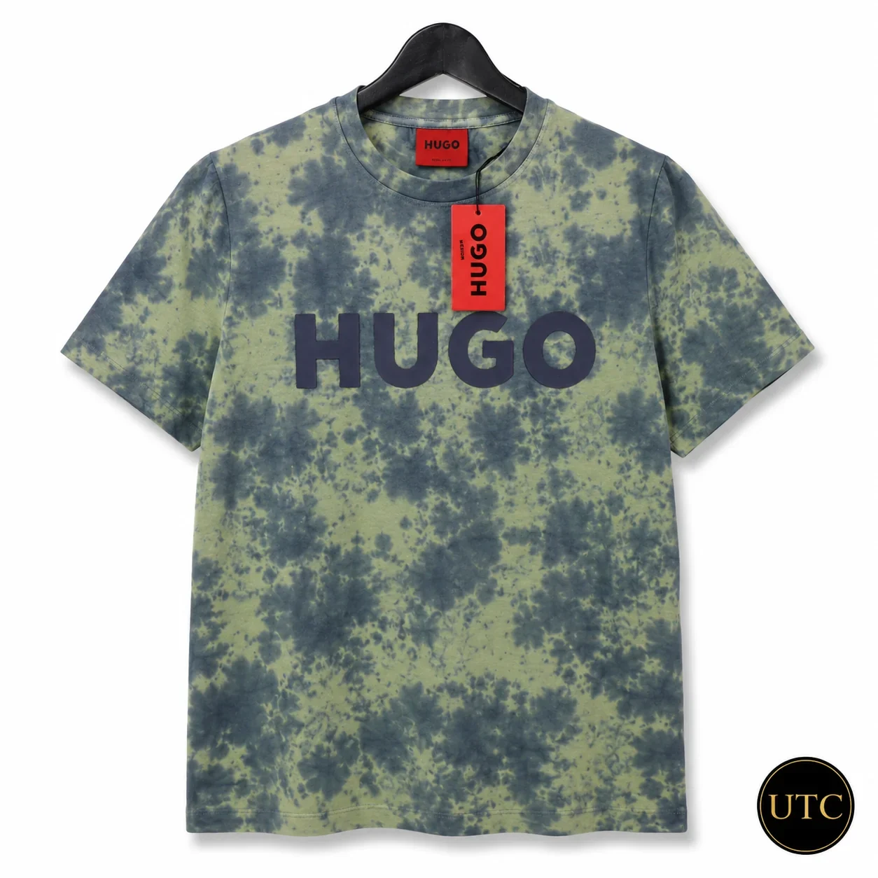 HUGO Men's Premium Tie-Dye Logo T-Shirt π | Soft Cotton | Modern Luxury | π¨π¦ Fast Shipping