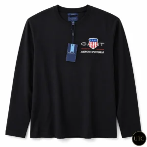 GANT Men's Premium Long Sleeve T-Shirt 👕✨ | 100% Authentic | Classic American Sportswear