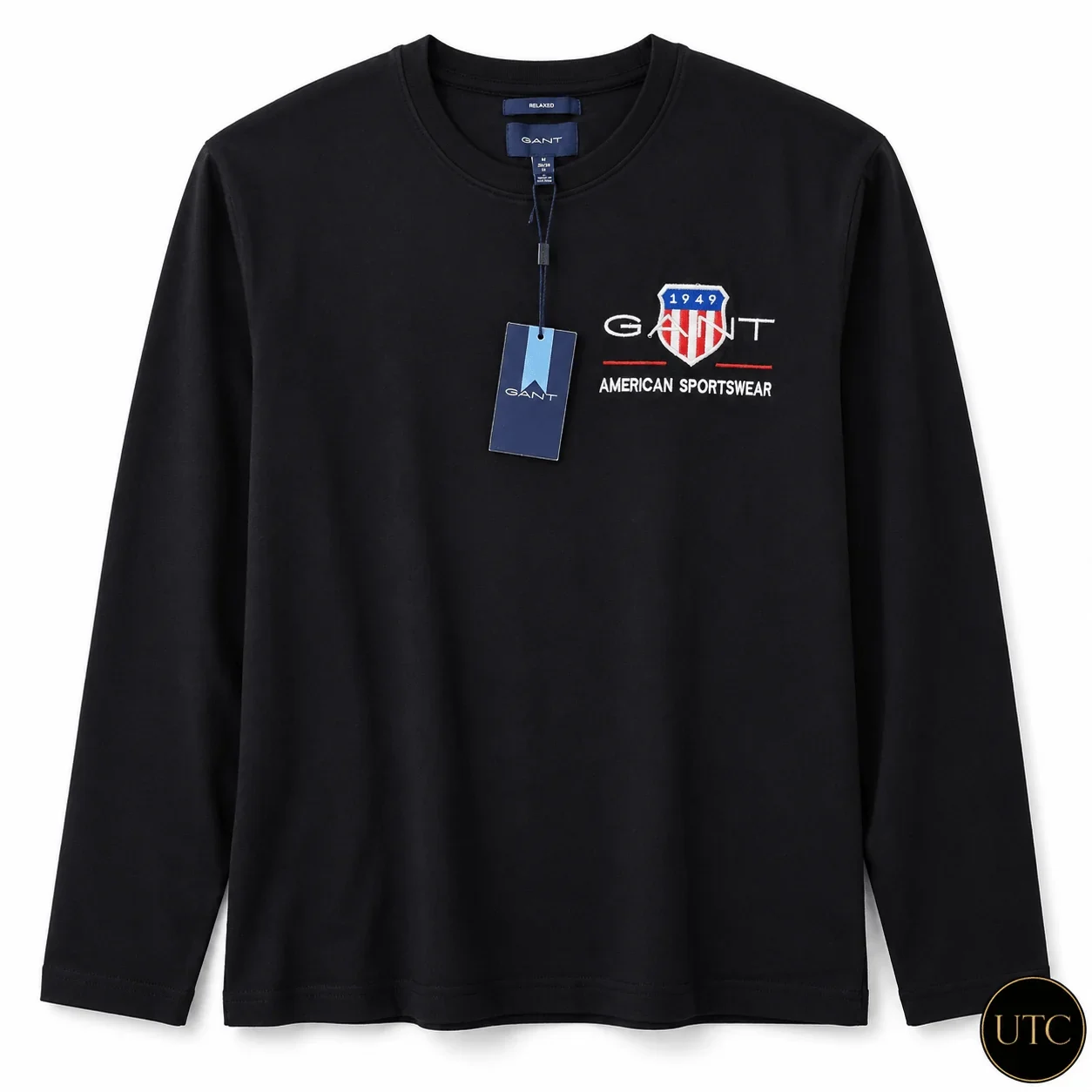 GANT Men's Premium Long Sleeve T-Shirt πβ¨ | 100% Authentic | Classic American Sportswear