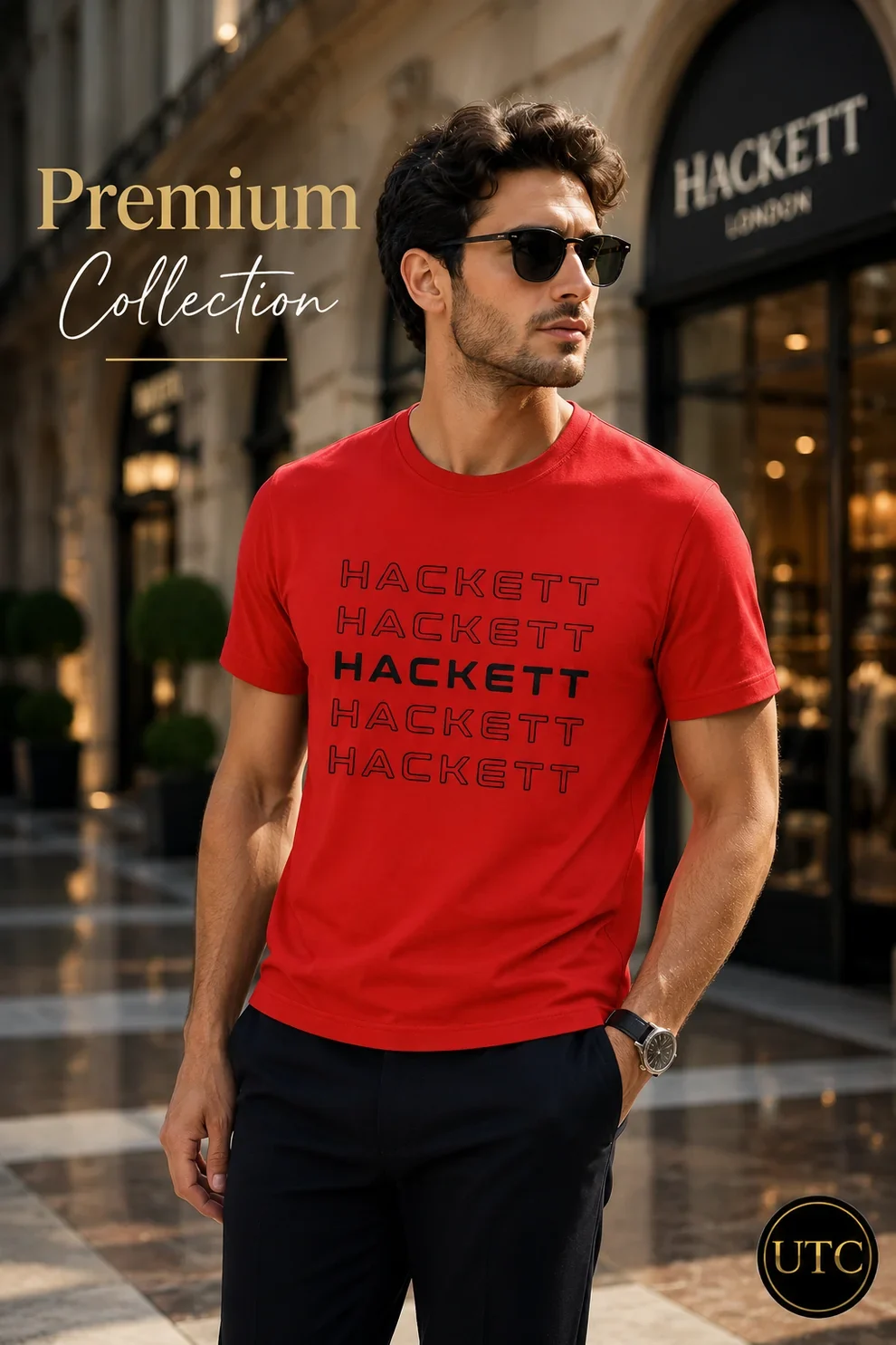 Hackett London Men's Premium Red Logo T-Shirt π | Soft Cotton Crew Neck | π¬π§ Luxury British Style | π¨π¦ Fast Shipping - Image 12