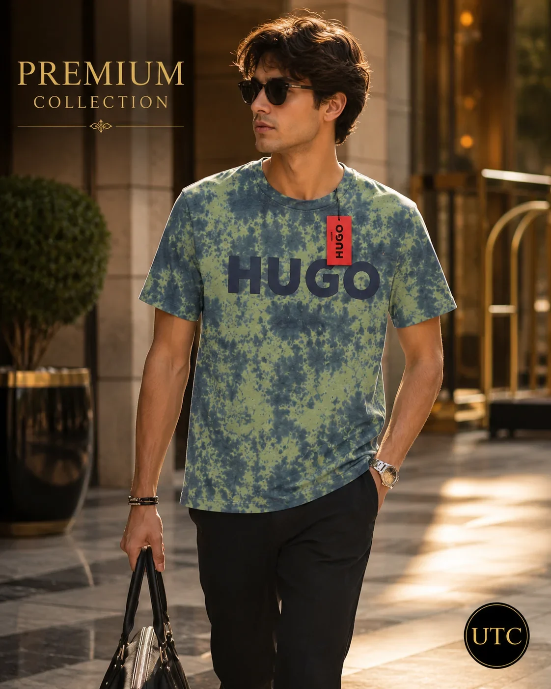 HUGO Men's Premium Tie-Dye Logo T-Shirt π | Soft Cotton | Modern Luxury | π¨π¦ Fast Shipping - Image 6