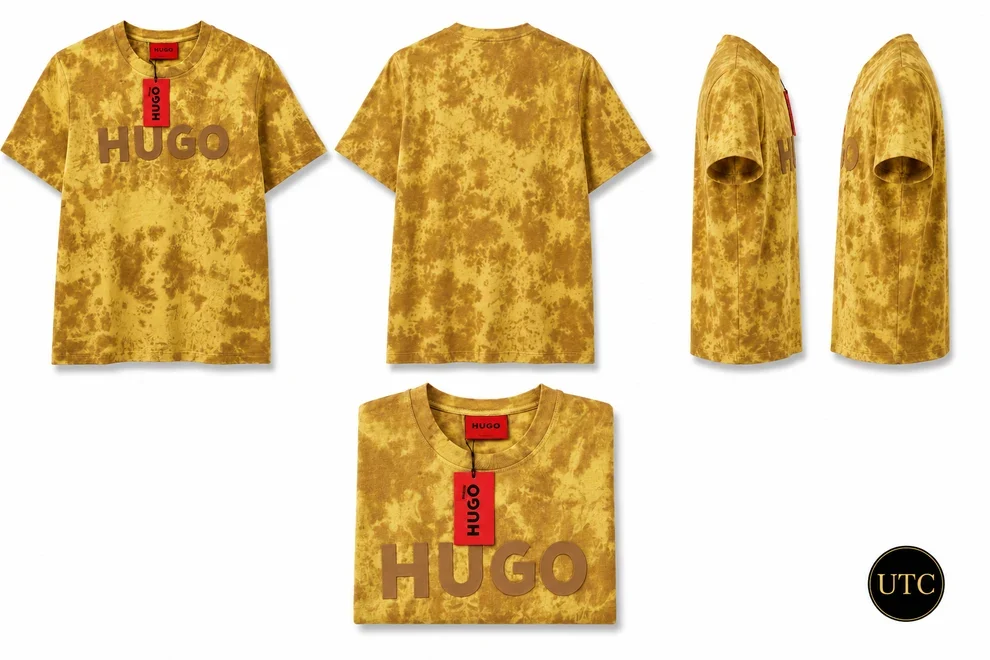 UGO Men's Premium Tie-Dye Logo T-Shirt ๐ฅ | Soft Cotton Crew Neck | Modern Casual Wear - Image 11