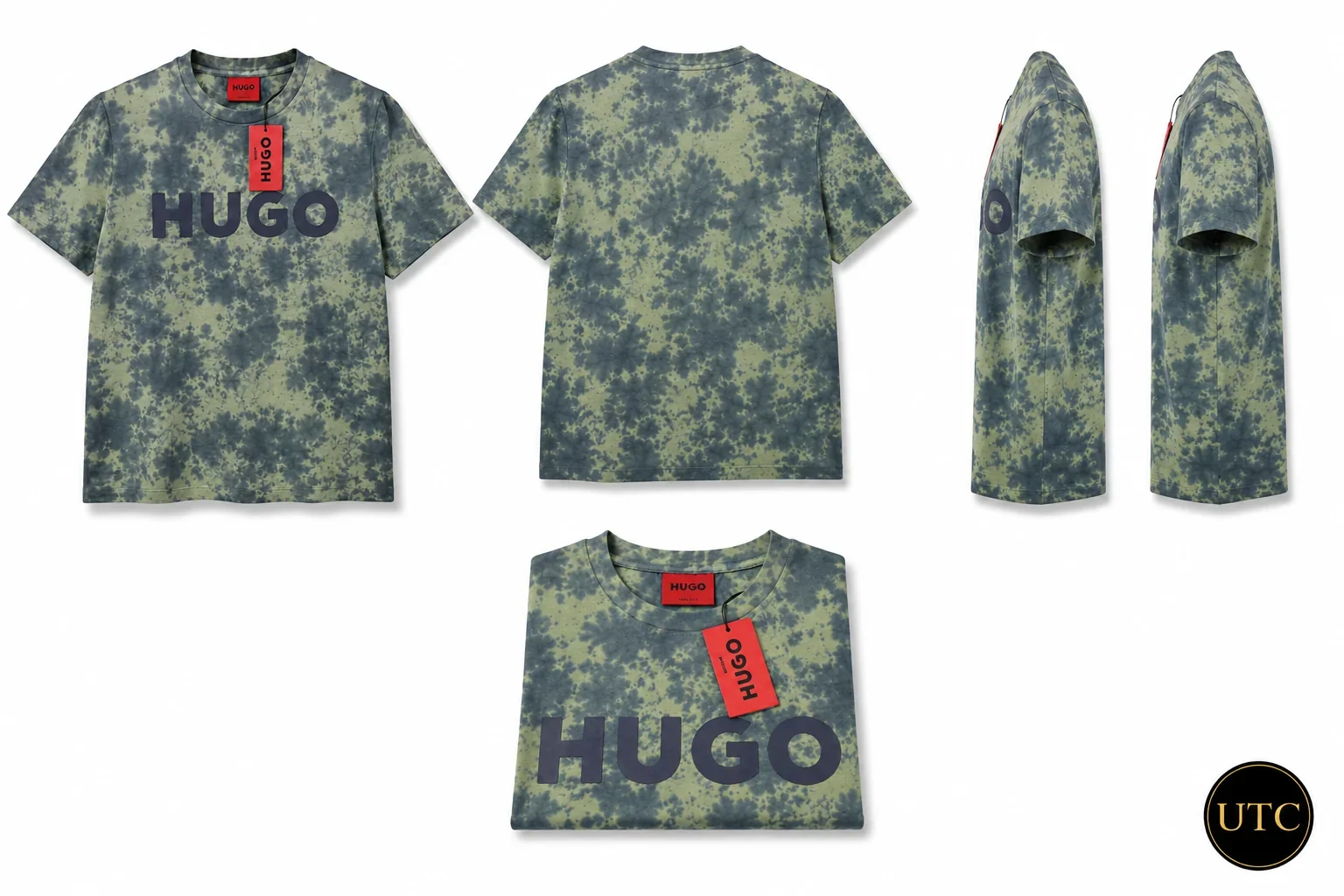 HUGO Men's Premium Tie-Dye Logo T-Shirt π | Soft Cotton | Modern Luxury | π¨π¦ Fast Shipping - Image 11