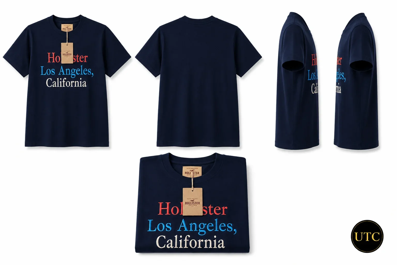Hollister Men's Premium Los Angeles California Graphic T-Shirt ๐ | 100% Authentic | Soft Cotton Casual Tee - Image 4