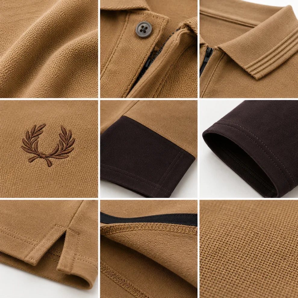 Fred Perry Men's Premium Polo Shirt π | Luxury Cotton Comfort | Smart Casual Style | π¨π¦ Fast Shipping - Image 4