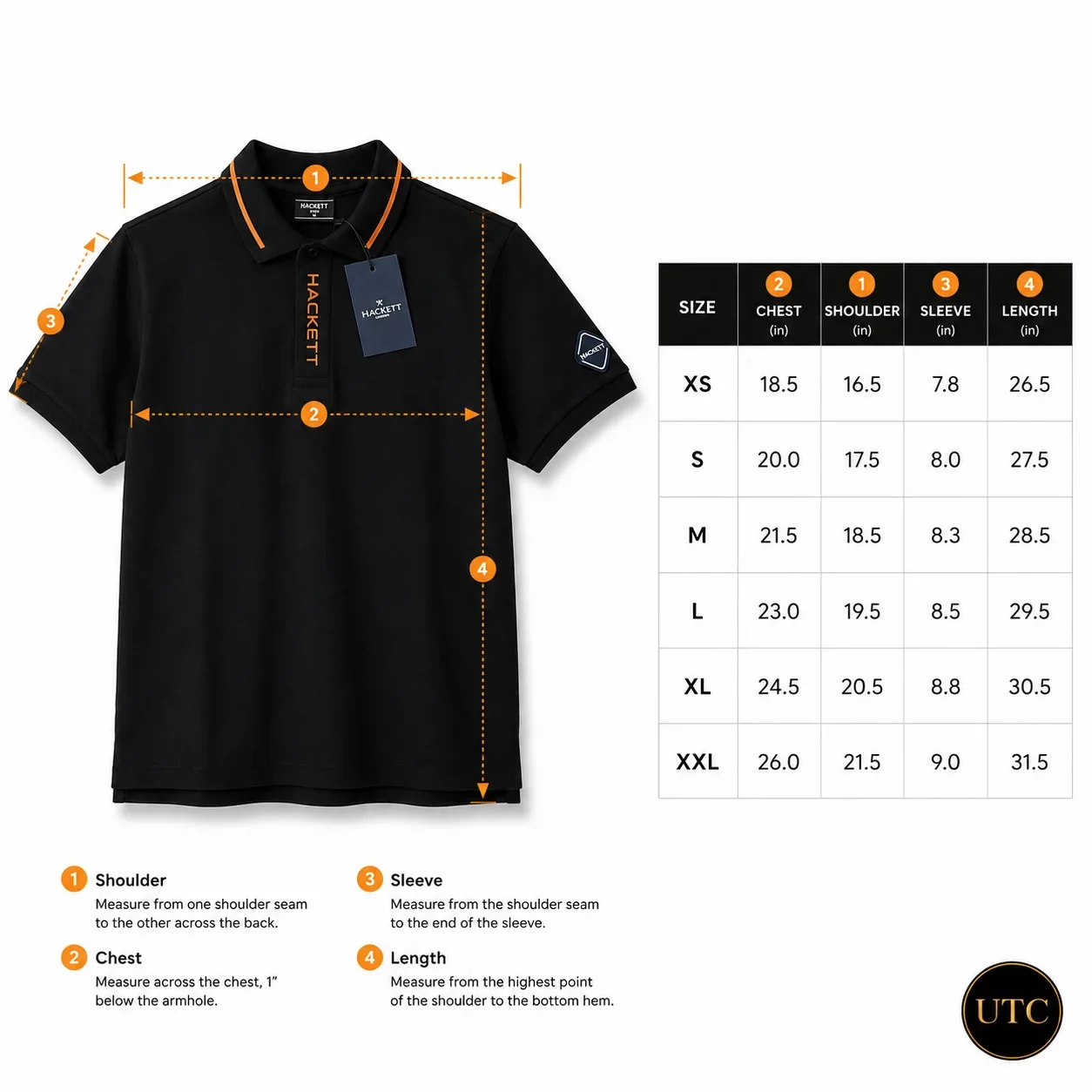 Hackett London Men's Premium Black Polo Shirt ๐โจ | Luxury Cotton | Smart Casual - Image 7