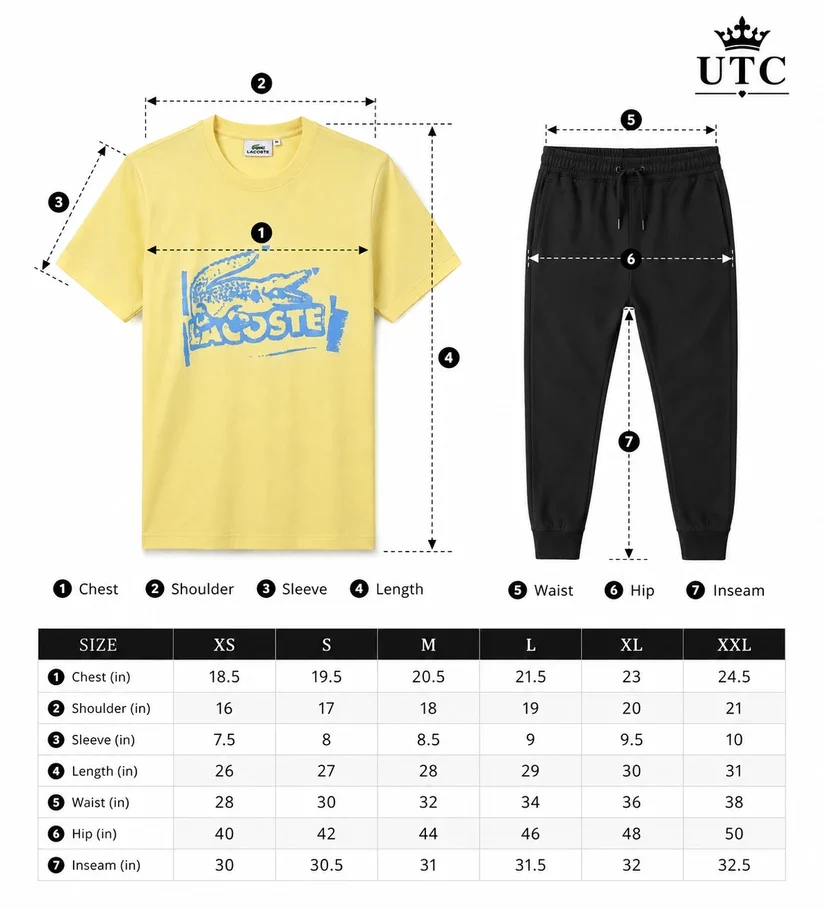 Lacoste Men's Yellow Graphic T-Shirt | Premium Cotton Crew Neck Short Sleeve Tee - Image 12