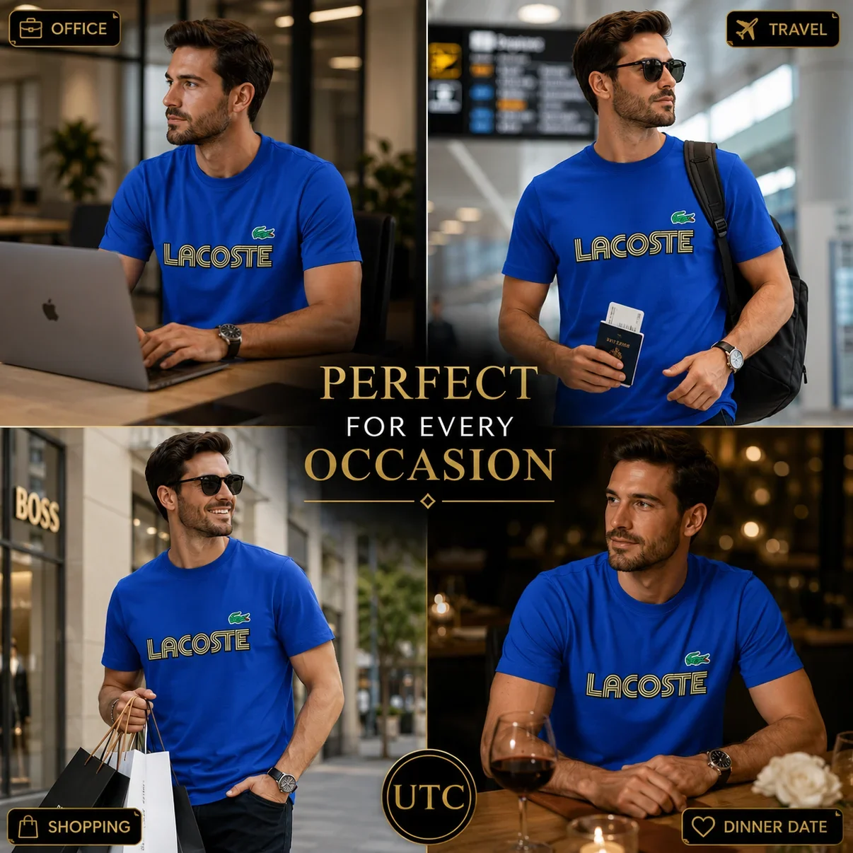 Lacoste Men's Premium Royal Blue Logo T-Shirt π | 100% Cotton Crew Neck | Luxury Everyday Wear | π¨π¦ Fast Shipping - Image 12