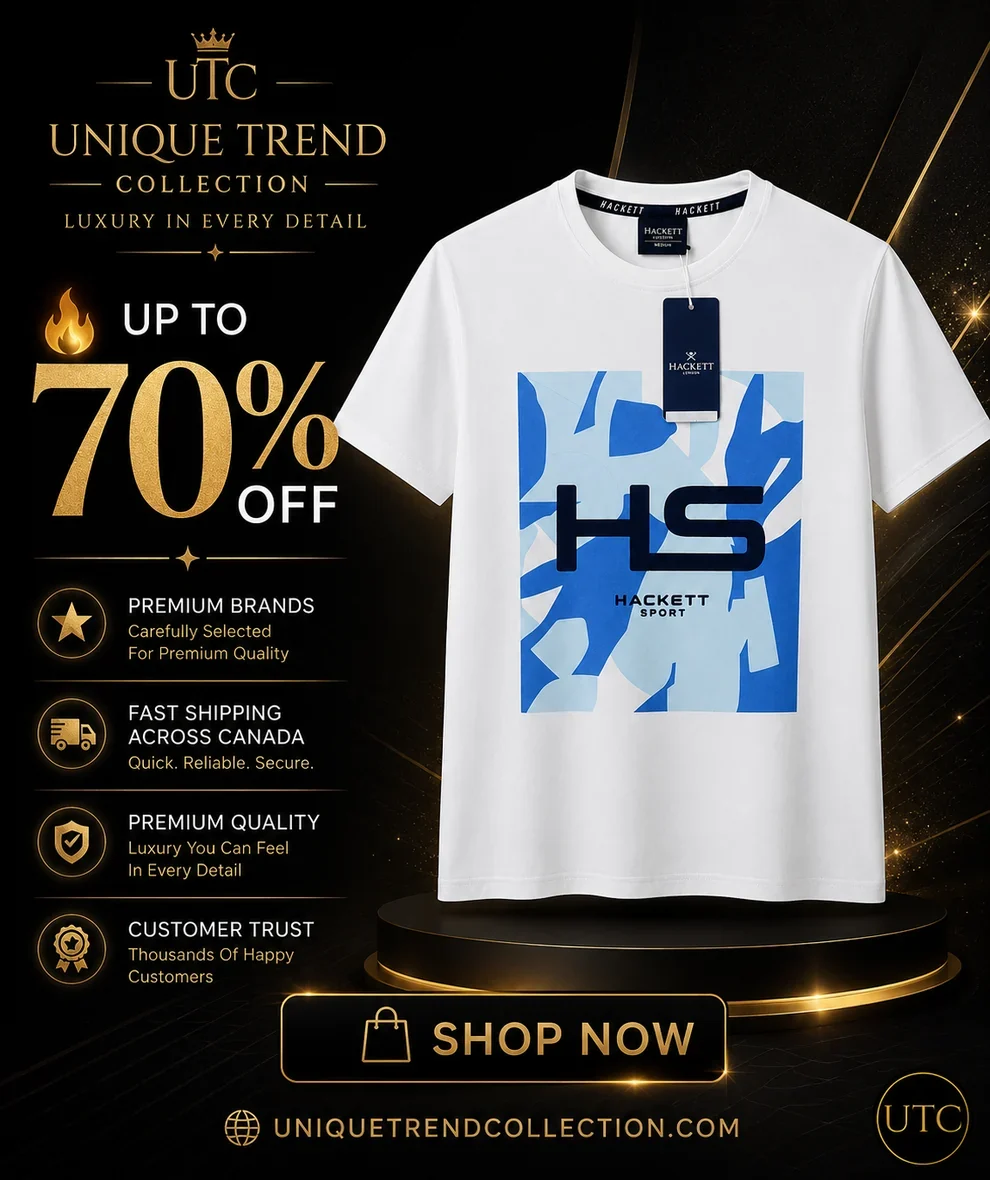 Hackett London Men's Premium White Graphic T-Shirt ๐ | Soft Cotton Crew Neck | ๐ฌ๐ง Luxury British Style | ๐จ๐ฆ Fast Shipping - Image 3