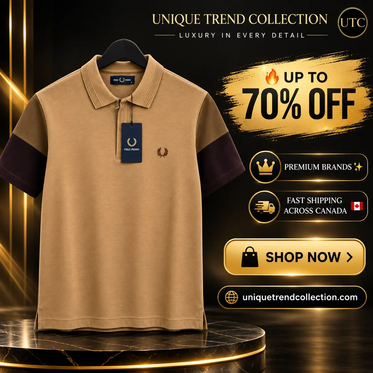 Fred Perry Men's Premium Polo Shirt π | Luxury Cotton Comfort | Smart Casual Style | π¨π¦ Fast Shipping - Image 9