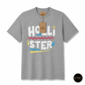 Hollister Men's Premium Graphic T-Shirt 👕 | Soft Cotton Crew Neck | Casual Everyday Style | 100% Authentic