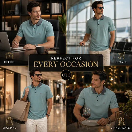 Premium Men's Polo Shirt ๐โจ | Modern Comfort | Breathable Cotton | Smart Casual - Image 8