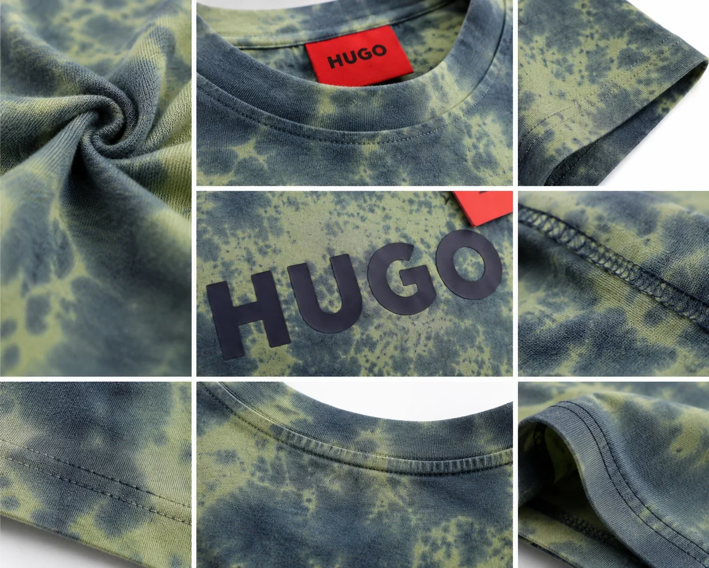 HUGO Men's Premium Tie-Dye Logo T-Shirt π | Soft Cotton | Modern Luxury | π¨π¦ Fast Shipping - Image 5