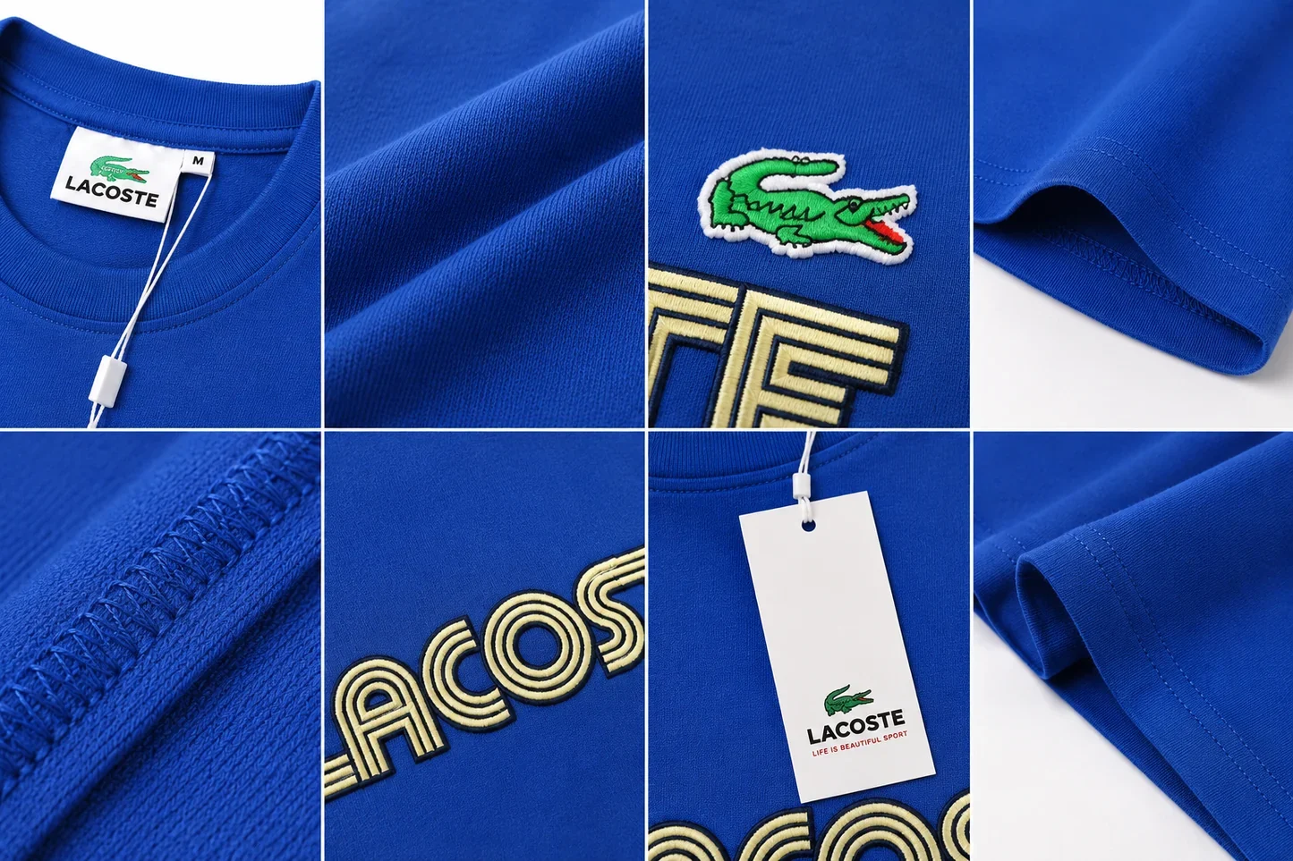 Lacoste Men's Premium Royal Blue Logo T-Shirt π | 100% Cotton Crew Neck | Luxury Everyday Wear | π¨π¦ Fast Shipping - Image 7